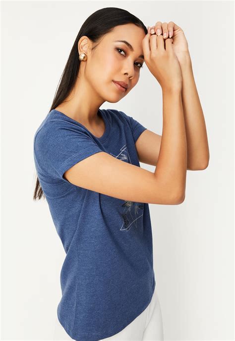 Buy Women Graphic Printed T-shirt Online at just Rs. 299.0 ...