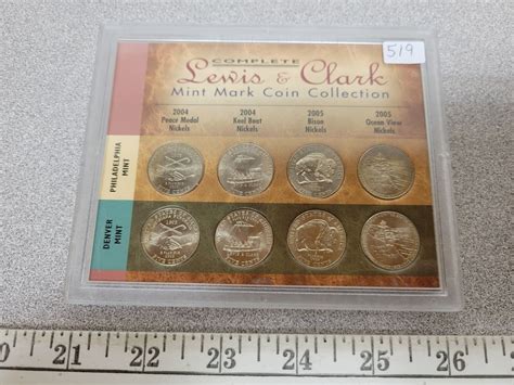 Complete Lewis & Clark Mint Mark Coin Collection. Includes 8 different ...