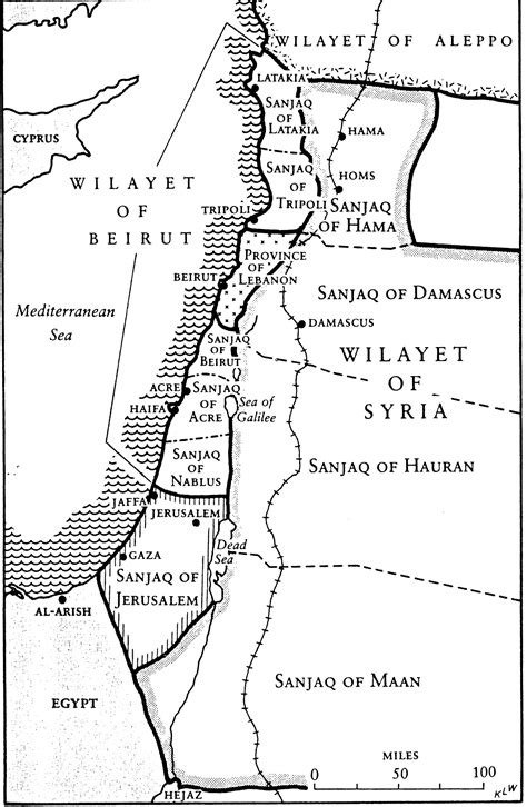 Historical Maps of Israel and Palestine - Historical Maps of the Middle East