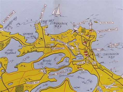 c.1960 Rottnest Island, near Perth, Western Australia Pictorial Touris – The Old Map Shop