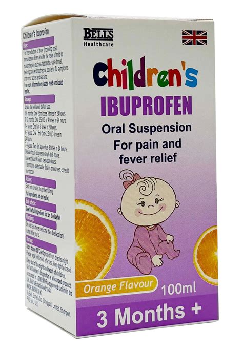*NEW* Bell's Healthcare Children's Ibuprofen Oral Suspension For Pain ...