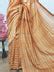 Stunning Orange Shibori Chanderi Silk Saree