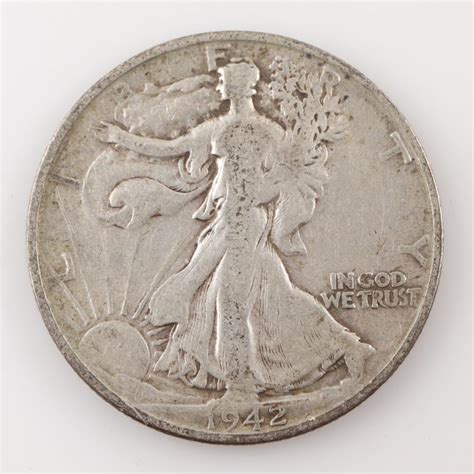 1942-S Liberty Walking Silver Half Dollar | Property Room