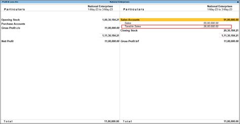 Matching the Gross Profit in the Sales Register and Stock Summary and ...