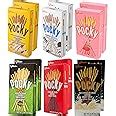 Pocky Biscuit Stick 6 Flavor Variety Pack (Pack of 12) : Amazon.in ...