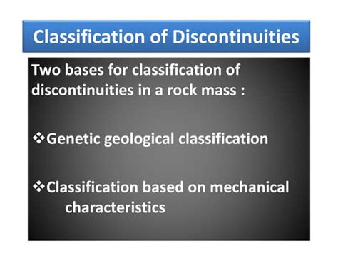 Image result for Classification of discontinuities Discontinuity Types