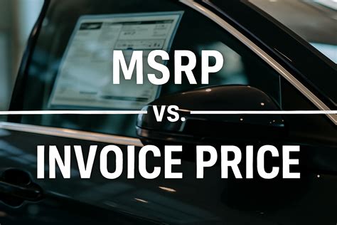 MSRP vs Invoice Price: How to Know the Real Cost of a Car from the USA