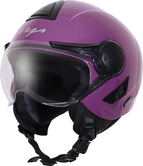 Vega Verve Purple Helmet-M : Amazon.in: Car & Motorbike