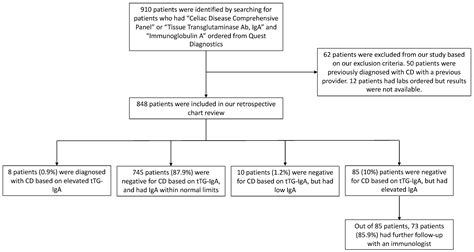Elevated Total Serum Immunoglobulin A Levels in Patients with Suspicion for Celiac Disease