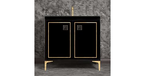 Linkasink VAN36B-023PB-04 Linea 36" Single Free Standing Vanity Cabinet ...