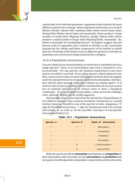 Organisms And Populations - NCERT Book of Class 12 Biology