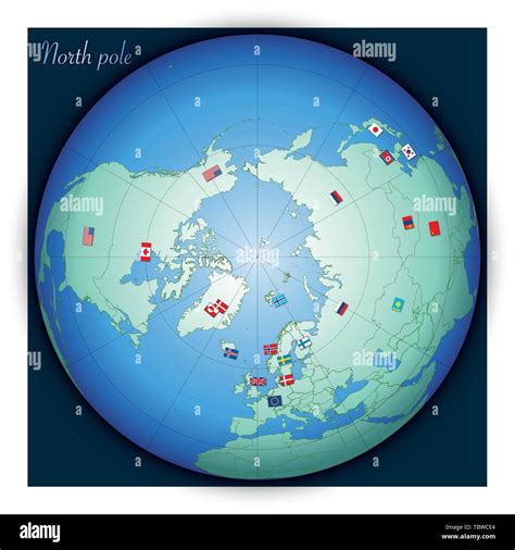 Geography travel north pole Stock Vector Images - Alamy