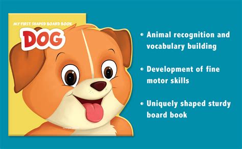 My First Shaped Board Book - Dog, Die-Cut Animals, Picture Book for ...