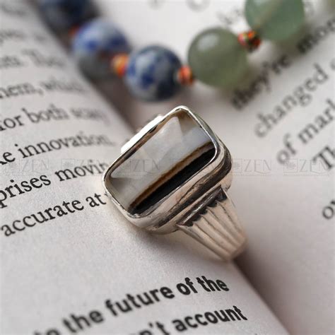 Sulemani Hakik Silver Ring - Unique and Powerful | The Zen Crystals