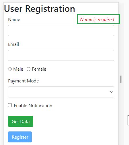 Image result for Error Validations Reactive Forms