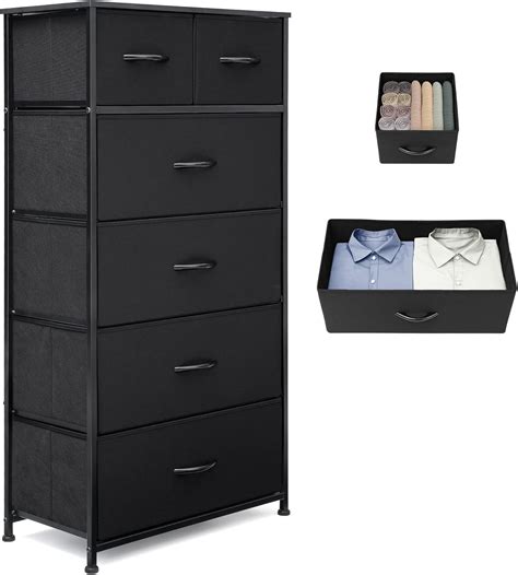 Amazon.com: VredHom Fabric Dresser for Bedroom, Tall Skinny Dresser ...