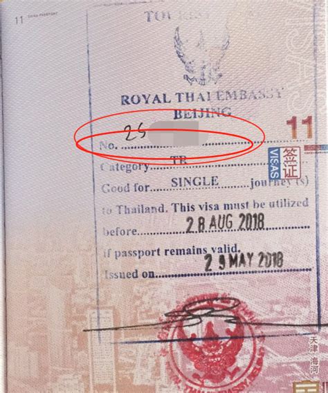 泰国入境卡上的签证编号怎么填？_百度知道