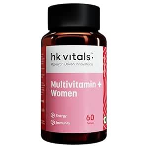 hk vitals Multivitamin Plus Women (60 Tablets) | Daily Multivitamin for ...
