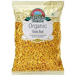 Health Fields Organic Chana Daal/Split Bengal Gram - 1 KG : Amazon.in ...