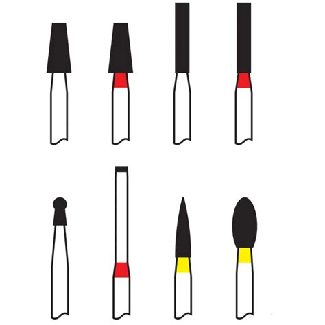 Buy Pivo Inlay - Onlay Preparation Diamond Burs Kit (Set Of 8) – Oralkart
