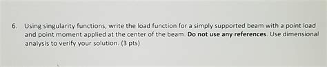 Image result for Singularity Functions Load Example
