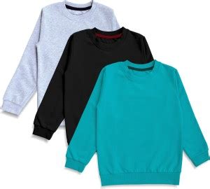 x2o Full Sleeve Solid Boys & Girls Sweatshirt - Buy x2o Full Sleeve ...