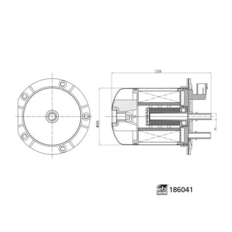 febi | 186041 | Fuel Filter | bilstein group partsfinder | Official ...