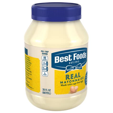 Best Foods Mayonnaise Nutrition Facts | Besto Blog