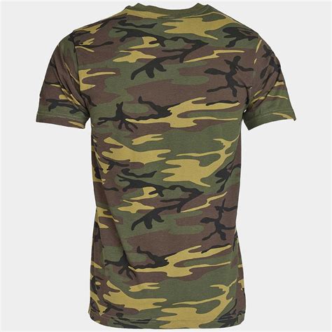 US Woodland Camo Military T-Shirt | Military Kit