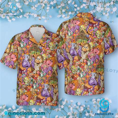 [Free Shipping + 20% Off] Fraggle Rock Cast Hawaiian Shirt - 9ninecloth