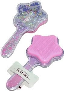 Esmi Unicorn Hair brushes |Unicorn Star Shaped Novelty Glittery Star ...