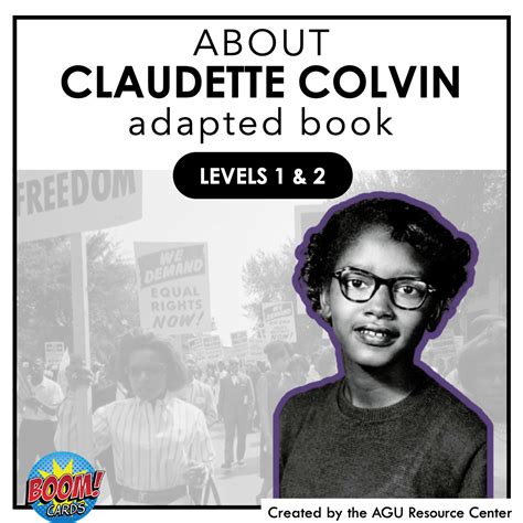 Claudette Colvin | Black History Month | BOOM | Adapted Book — Autism ...