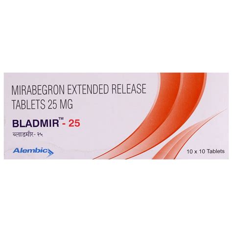 Bladmir 25 Tablet 10's Price, Uses, Side Effects, Composition - Apollo ...