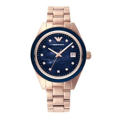 Buy Emporio Armani Rose Gold Watch AR11449 Online at The Collective ...