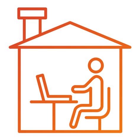 Working at home - Free computer icons