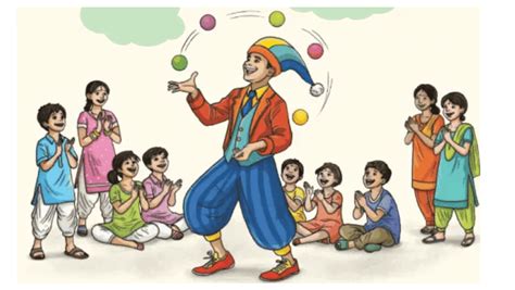 Class 7 English Unit 2 Worksheet Solutions - A Funny Man