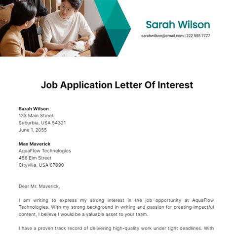 Express Of Interest Letter Template - astra.edu.pl