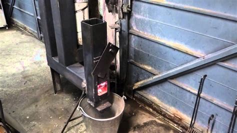 DIY rocket stove wood pellet space heater MK3 | Diy rocket stove ...