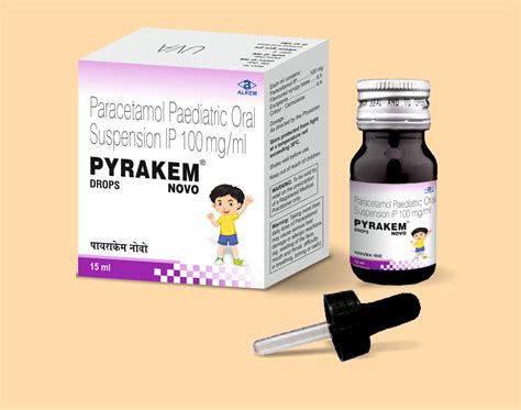 Pyrakem Novo Drops (Paracetamol 100 mg) – Med50
