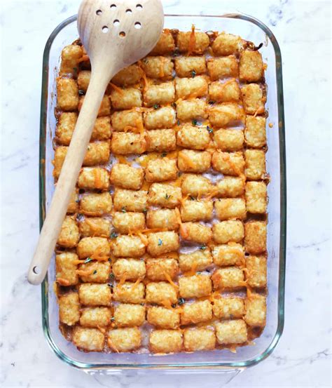 Tater Tot Casserole - A Beautiful Mess