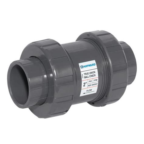 Hayward 2" TC PVC True Union Check Valve, Socket - EPDM