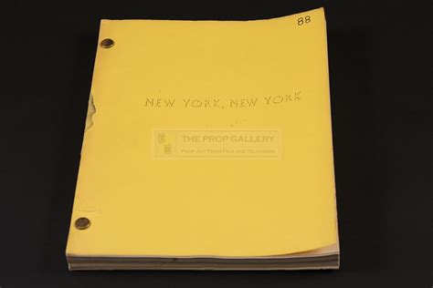 The Prop Gallery | Production used script