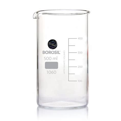 Beaker Tall Form With Spout Glass Borosil – aseschem