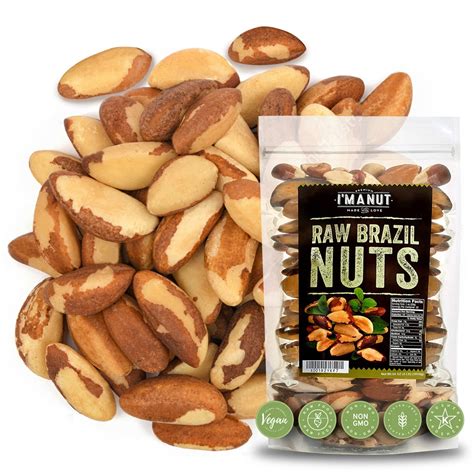 Amazon.com: I’m A Nut Brazil Nuts, Raw, 64 oz (4 Lb) | Distinct and ...