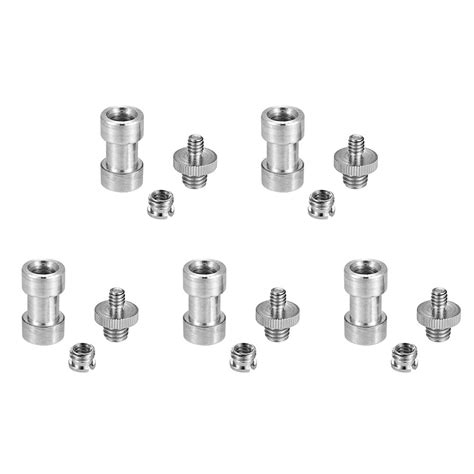 Festnight 1/4"-20 to 3/8"-16 Threaded Screw Adapter Converter Female ...