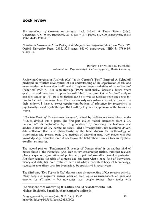 Conversation Analysis 的图像结果