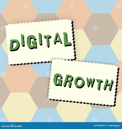 Text Caption Presenting Digital Growth. Business Concept Early Stages of Business Progress ...