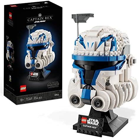 LEGO Star Wars Captain Rex Helmet 75349 Building Kit (854 Pieces ...