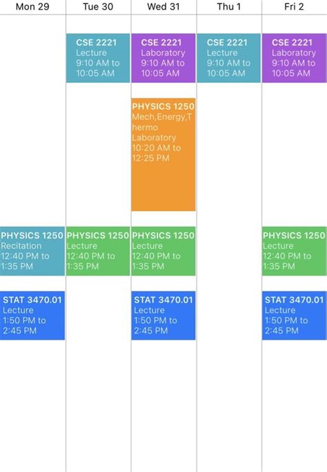 Is my schedule good? I heard these three classes are rough. : r/OSU