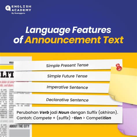Announcement Text: Definisi, Struktur, dan Contoh Teks